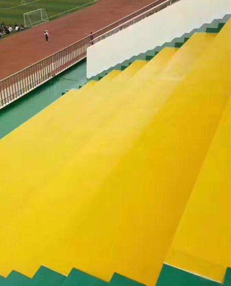 三河球场台阶翻新修补改造